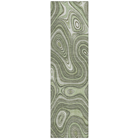 Addison Chantille ACN2097 Geometric Machine Made Transitional Aloe Rug