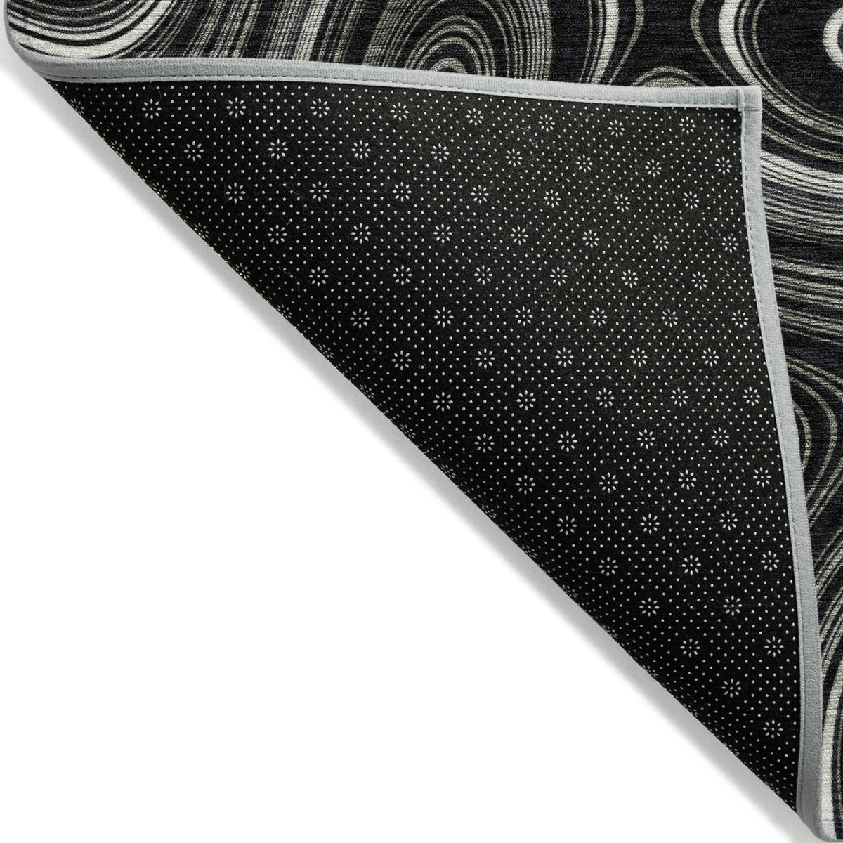 Addison Chantille ACN2097 Geometric Machine Made Transitional Black Rug