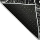 Addison Chantille ACN2097 Geometric Machine Made Transitional Black Rug