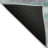 Addison Chantille ACN2098 Stripes Machine Made Transitional Teal Rug