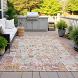 Addison Chantille ACN2099 Global Machine Made Traditional Pink Rug