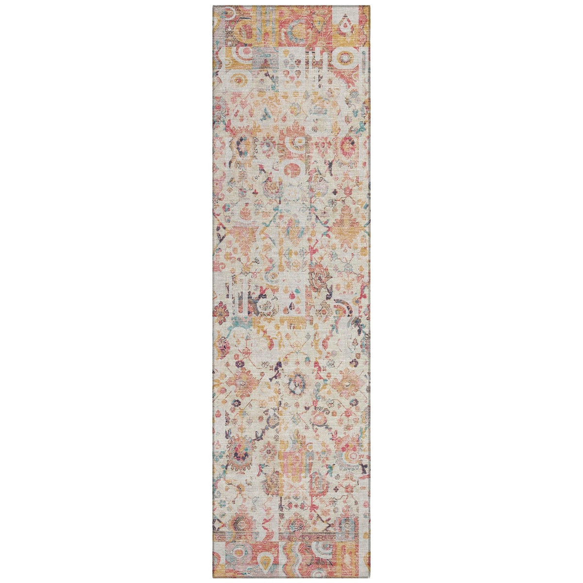 Addison Chantille ACN2099 Global Machine Made Traditional Pink Rug