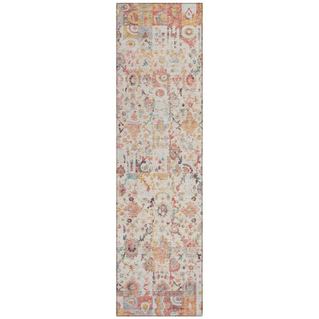 Addison Chantille ACN2099 Global Machine Made Traditional Pink Rug