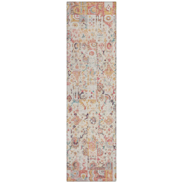 Addison Chantille ACN2099 Global Machine Made Traditional Pink Rug
