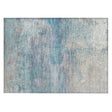 Addison Chantille ACN2100 Abstract Machine Made Transitional Aqua Rug