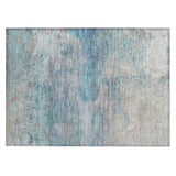 Addison Chantille ACN2100 Abstract Machine Made Transitional Aqua Rug
