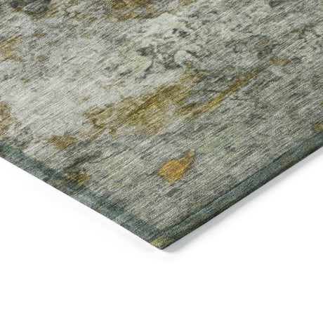 Addison Chantille ACN2100 Abstract Machine Made Transitional Olive Rug