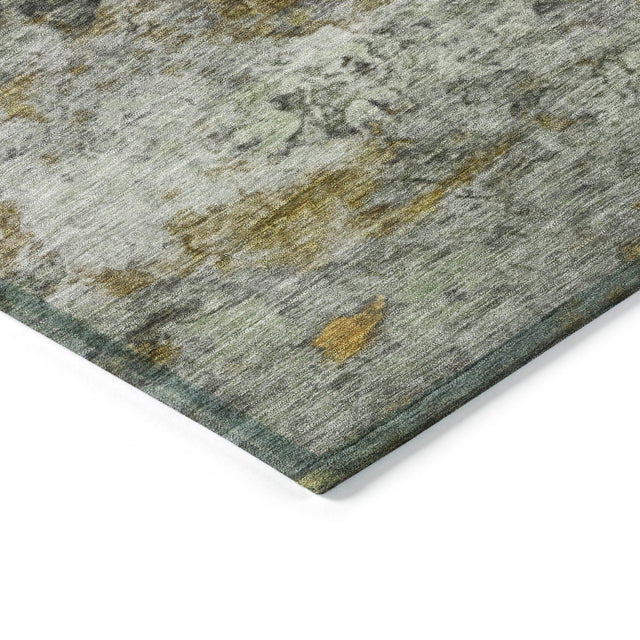Addison Chantille ACN2100 Abstract Machine Made Transitional Olive Rug