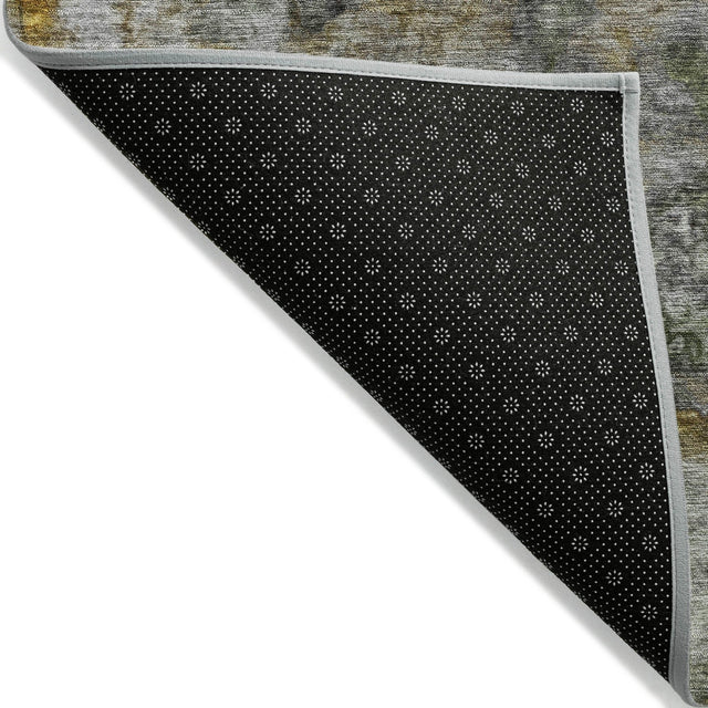 Addison Chantille ACN2100 Abstract Machine Made Transitional Olive Rug