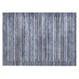 Addison Chantille ACN2101 Stripes Machine Made Transitional Blue Rug