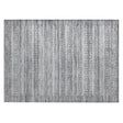 Addison Chantille ACN2101 Stripes Machine Made Transitional Gray Rug