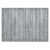 Addison Chantille ACN2101 Stripes Machine Made Transitional Gray Rug
