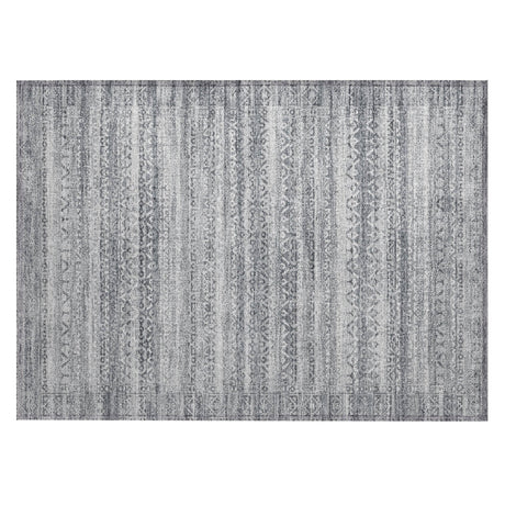 Addison Chantille ACN2101 Stripes Machine Made Transitional Gray Rug