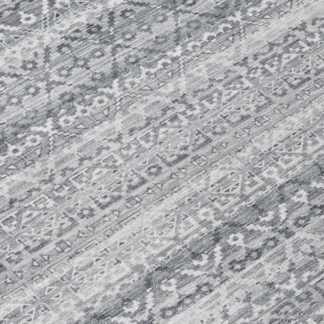 Addison Chantille ACN2101 Stripes Machine Made Transitional Gray Rug