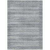 Addison Chantille ACN2101 Stripes Machine Made Transitional Gray Rug