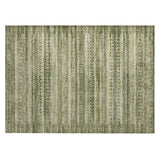 Addison Chantille ACN2101 Stripes Machine Made Transitional Green Rug