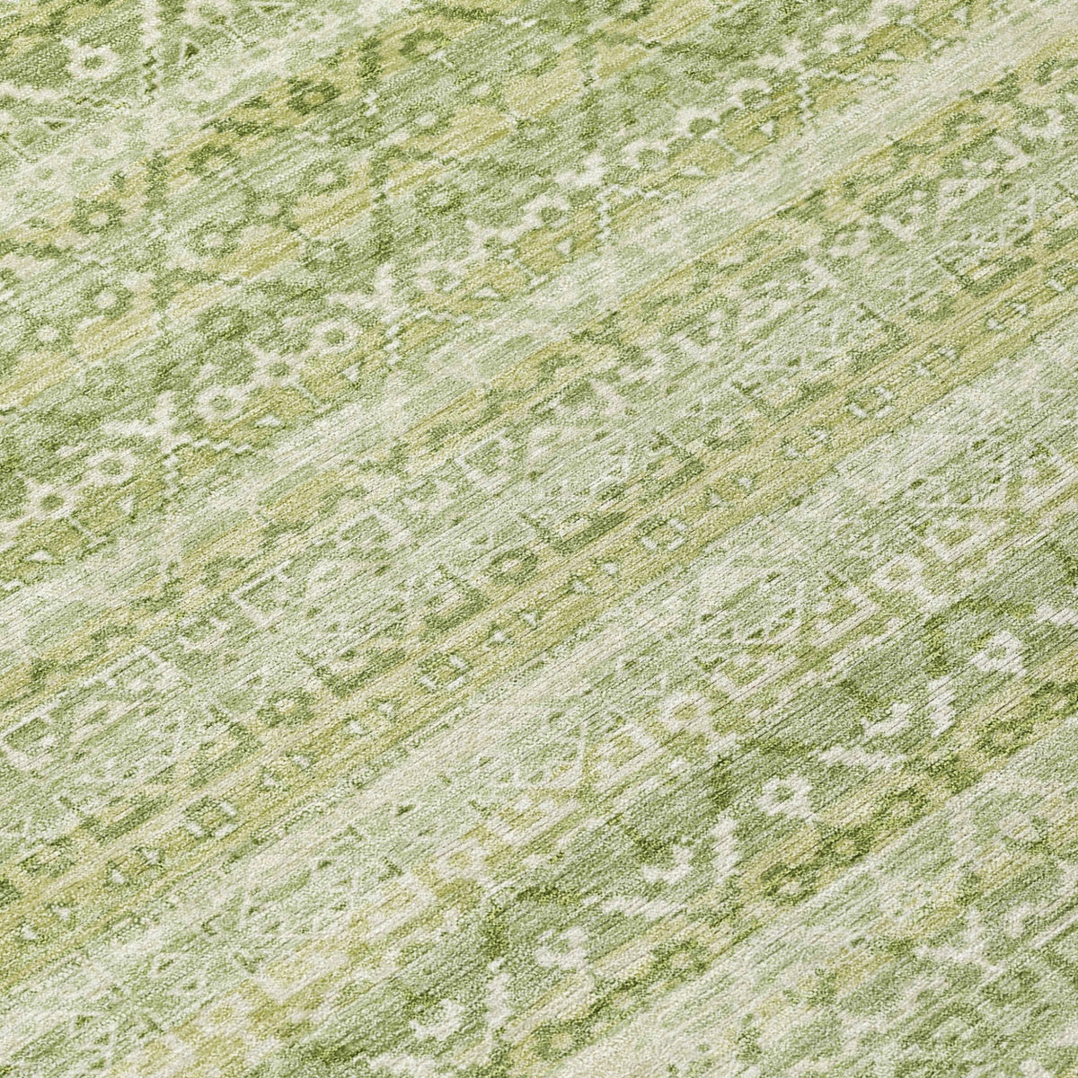 Addison Chantille ACN2101 Stripes Machine Made Transitional Sage Rug