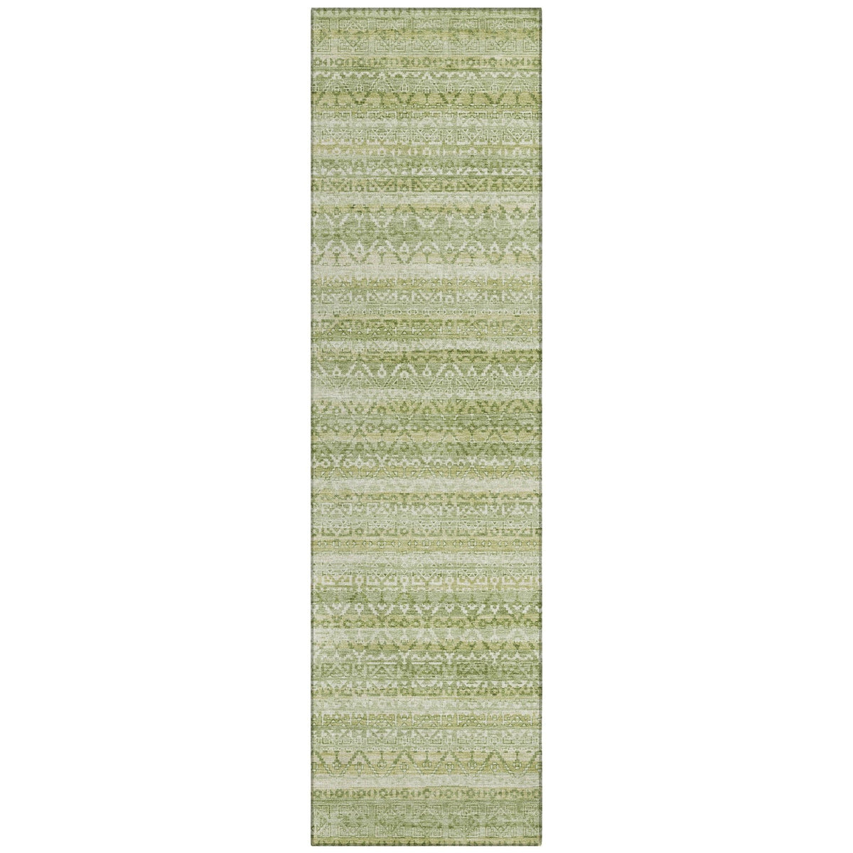 Addison Chantille ACN2101 Stripes Machine Made Transitional Sage Rug