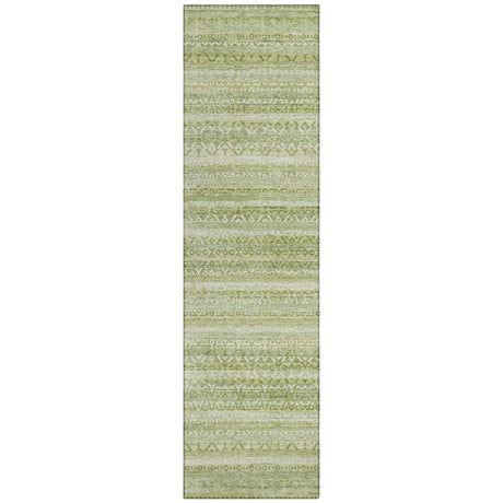 Addison Chantille ACN2101 Stripes Machine Made Transitional Sage Rug