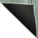 Addison Chantille ACN2102 Stripes Machine Made Transitional Aloe Rug