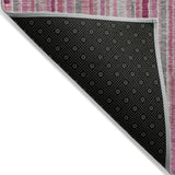 Addison Chantille ACN2102 Stripes Machine Made Transitional Blush Rug