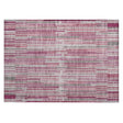 Addison Chantille ACN2102 Stripes Machine Made Transitional Blush Rug