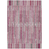 Addison Chantille ACN2102 Stripes Machine Made Transitional Blush Rug