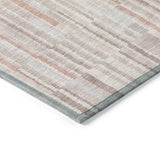 Addison Chantille ACN2102 Stripes Machine Made Transitional Coral Rug