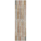 Addison Chantille ACN2102 Stripes Machine Made Transitional Paprika Rug