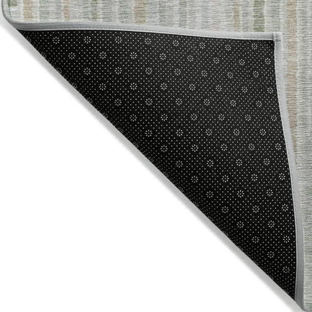 Addison Chantille ACN2102 Stripes Machine Made Transitional Sage Rug