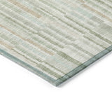 Addison Chantille ACN2102 Stripes Machine Made Transitional Sage Rug
