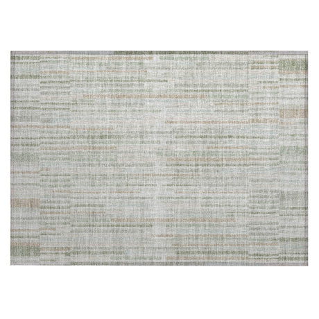 Addison Chantille ACN2102 Stripes Machine Made Transitional Sage Rug