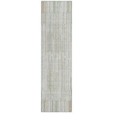 Addison Chantille ACN2102 Stripes Machine Made Transitional Sage Rug
