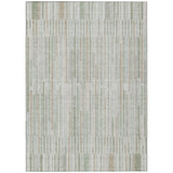 Addison Chantille ACN2102 Stripes Machine Made Transitional Sage Rug