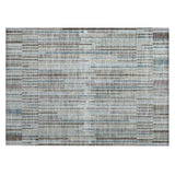 Addison Chantille ACN2102 Stripes Machine Made Transitional Teal Rug