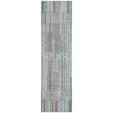 Addison Chantille ACN2102 Stripes Machine Made Transitional Teal Rug