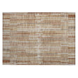 Addison Chantille ACN2102 Stripes Machine Made Transitional Terracotta Rug