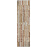 Addison Chantille ACN2102 Stripes Machine Made Transitional Terracotta Rug
