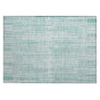 Addison Chantille ACN2102 Stripes Machine Made Transitional Turquoise Rug