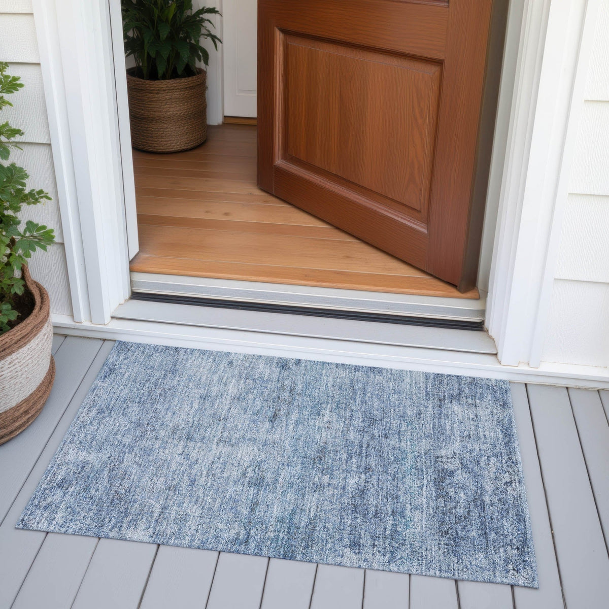 Addison Chantille ACN2103 Global Machine Made Traditional Blue Rug