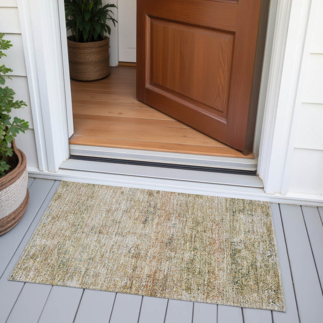 Addison Chantille ACN2103 Global Machine Made Traditional Gold Rug