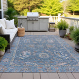 Addison Chantille ACN2104 Global Machine Made Traditional Blue Rug
