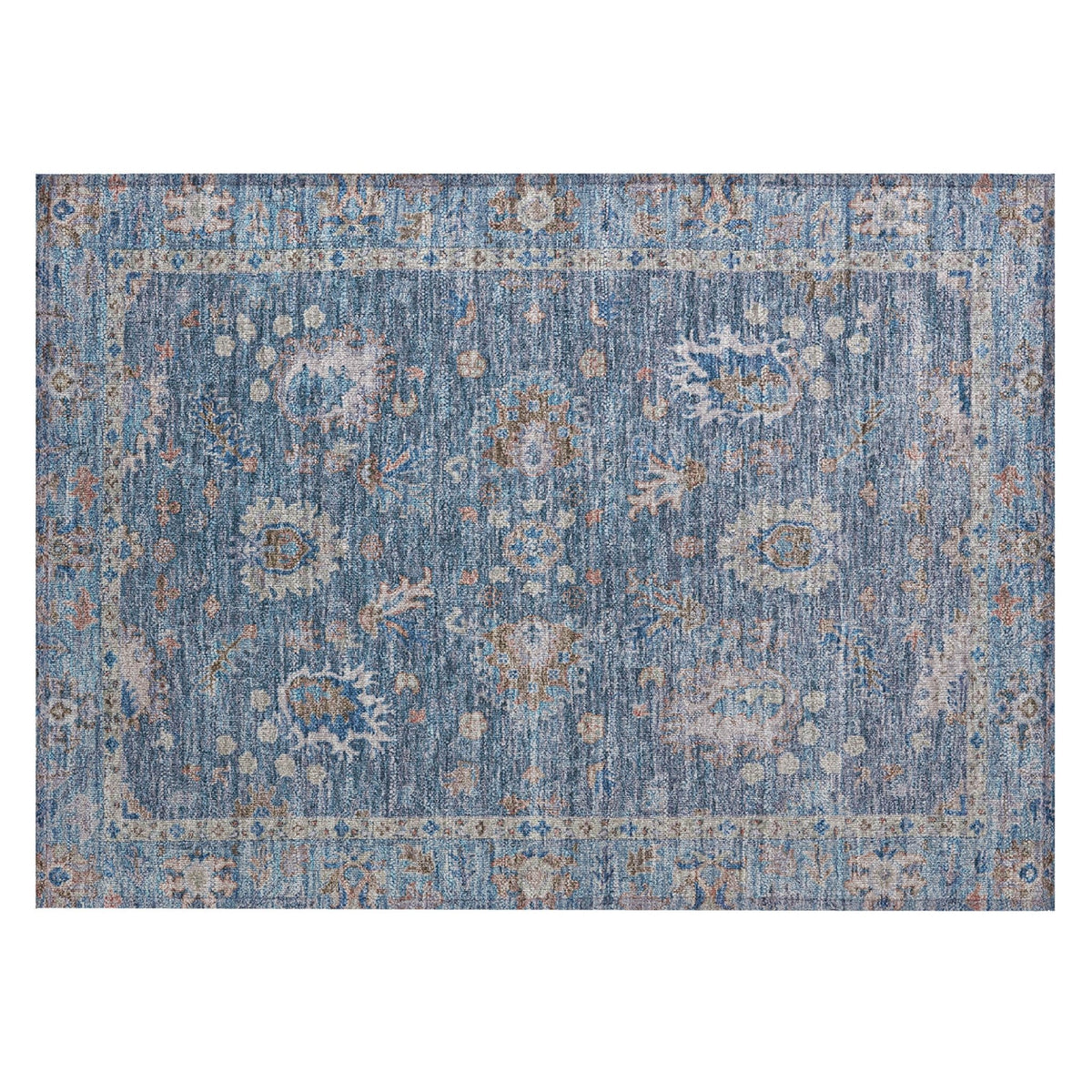 Addison Chantille ACN2104 Global Machine Made Traditional Blue Rug