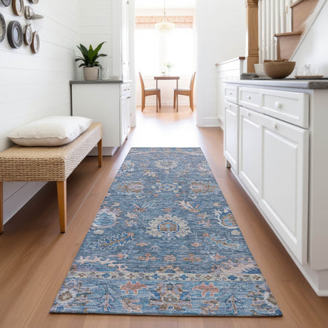 Addison Chantille ACN2104 Global Machine Made Traditional Blue Rug