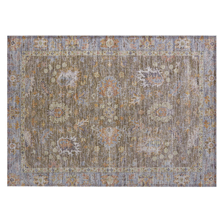Addison Chantille ACN2104 Global Machine Made Traditional Brown Rug