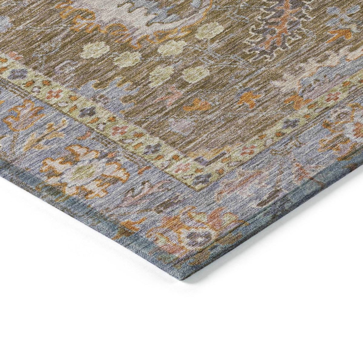 Addison Chantille ACN2104 Global Machine Made Traditional Brown Rug
