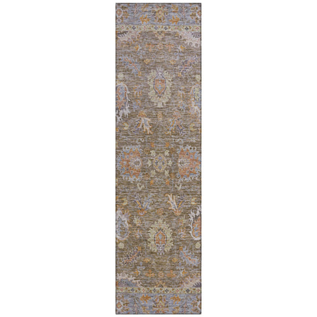 Addison Chantille ACN2104 Global Machine Made Traditional Brown Rug