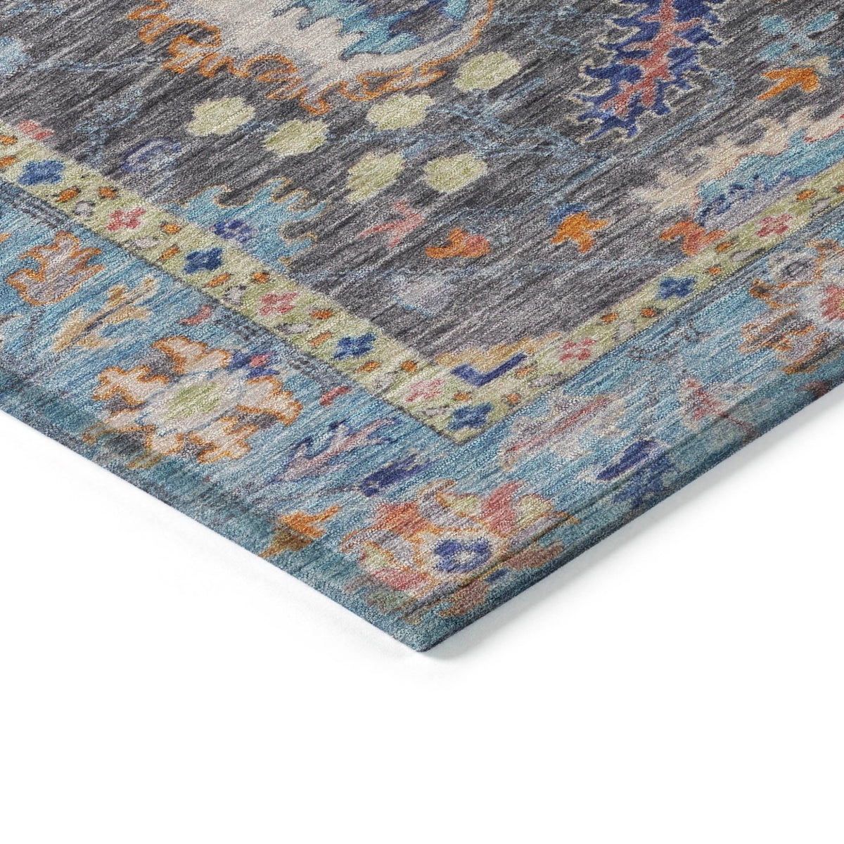 Addison Chantille ACN2104 Global Machine Made Traditional Gray Rug