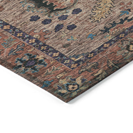 Addison Chantille ACN2104 Global Machine Made Traditional Mocha Rug