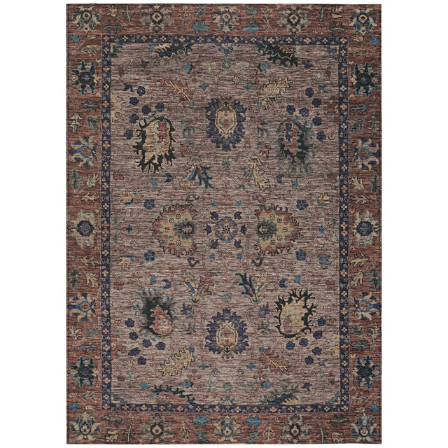 Addison Chantille ACN2104 Global Machine Made Traditional Mocha Rug